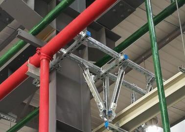 隆昌该抗震支架的整体式支吊架结构协调性好